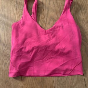 Lululemon - Hot pink Aline bra top size 2